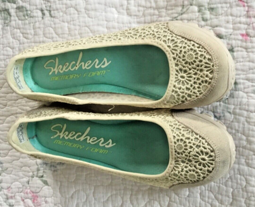 Skechers cream lace - skechers, and