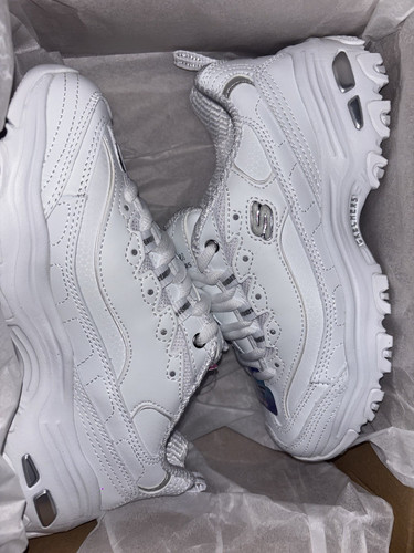 Skechers lites white low - d'lites,