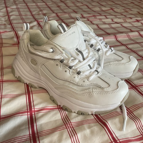 Skechers all white lites - all, d'lites